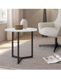 Mesa auxiliar CARL soul blanco
