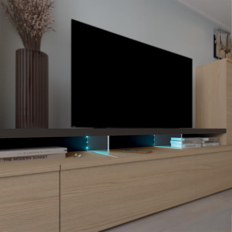 Suplemento TV con cristal DANIELA