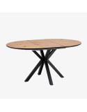 Mesa de comedor redonda extensible ANIA