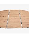 Mesa de comedor redonda extensible ANIA