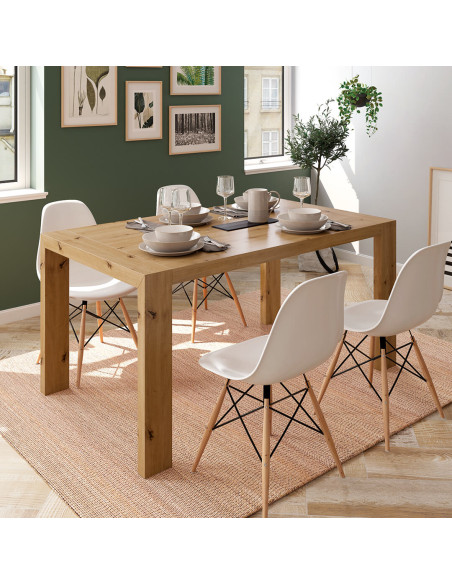 Mesa comedor rectangular extensible portería deslizante DANIELA