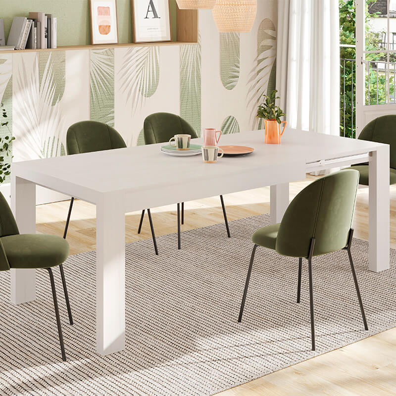 Mesa comedor rectangular extensible portería...