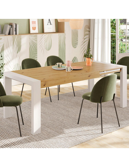 Mesa comedor rectangular extensible portería deslizante DANIELA