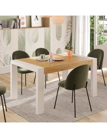 Mesa comedor rectangular extensible portería deslizante DANIELA