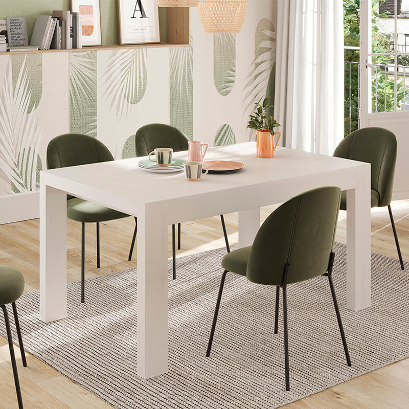 Mesa comedor rectangular extensible portería...
