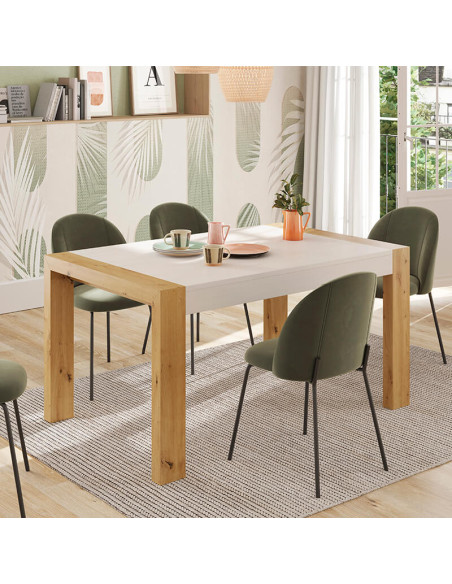 Mesa comedor rectangular extensible portería deslizante DANIELA