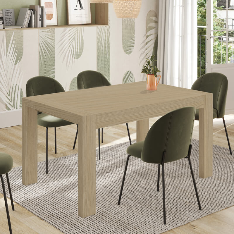 Mesa comedor rectangular extensible portería...