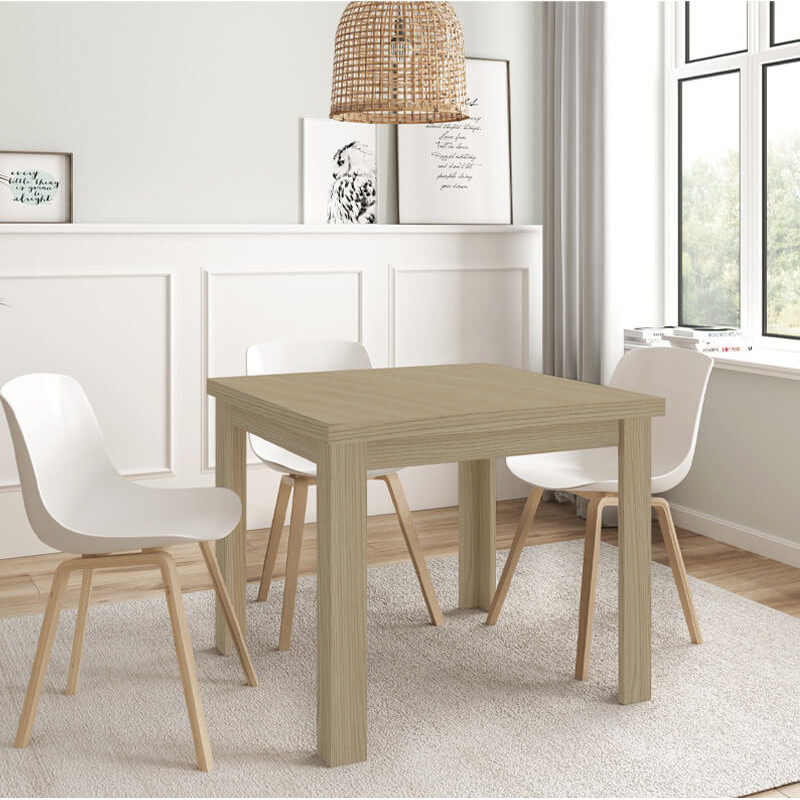 Mesa comedor cuadrada extensible DANIELA