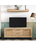 Mueble TV dos cajones y dos puertas 154 cm DALIA