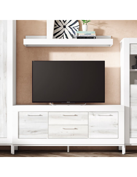 Mueble TV dos cajones y dos puertas 154 cm DALIA