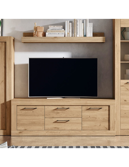 Mueble TV dos cajones y dos puertas 154 cm DALIA