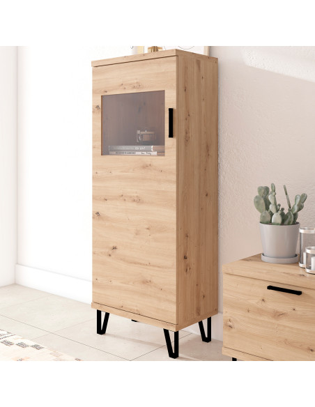 Vitrina baja una puerta cristal MARCO