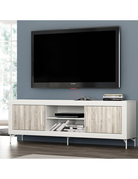 Mueble TV dos puertas y dos huecos 180 cm ROMA