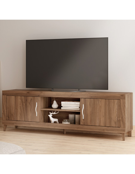 Mueble TV dos puertas y dos huecos 180 cm ROMA