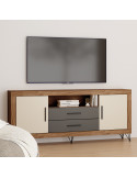 Mueble TV dos cajones, dos puertas y un hueco ROMA