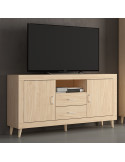 Mueble TV dos cajones, dos puertas y un hueco ROMA