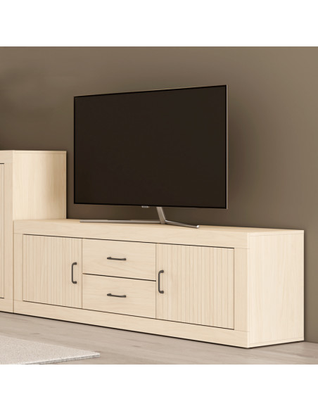 Mueble TV dos cajones y dos puertas ROMA