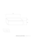 Modulo de TV con puerta DANIELA