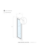 Espejo de pared y suelo VIENA