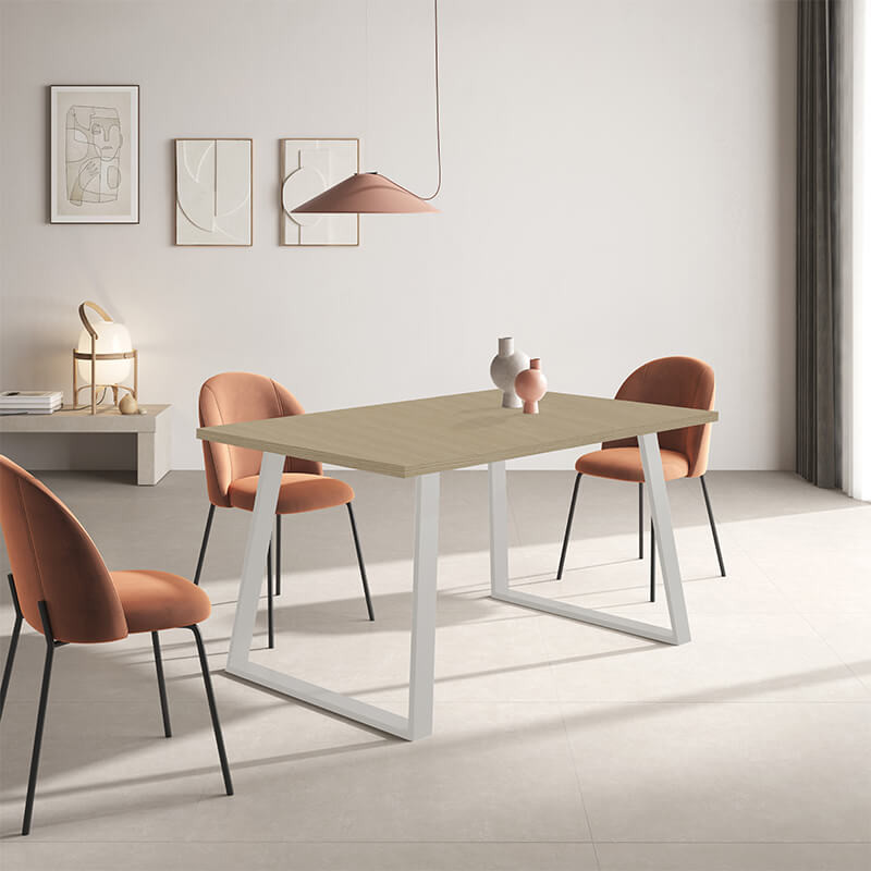 Mesa rectangular fija SANA