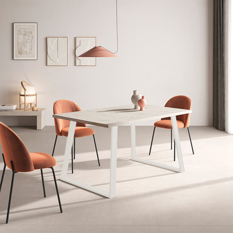 Mesa rectangular fija SANA