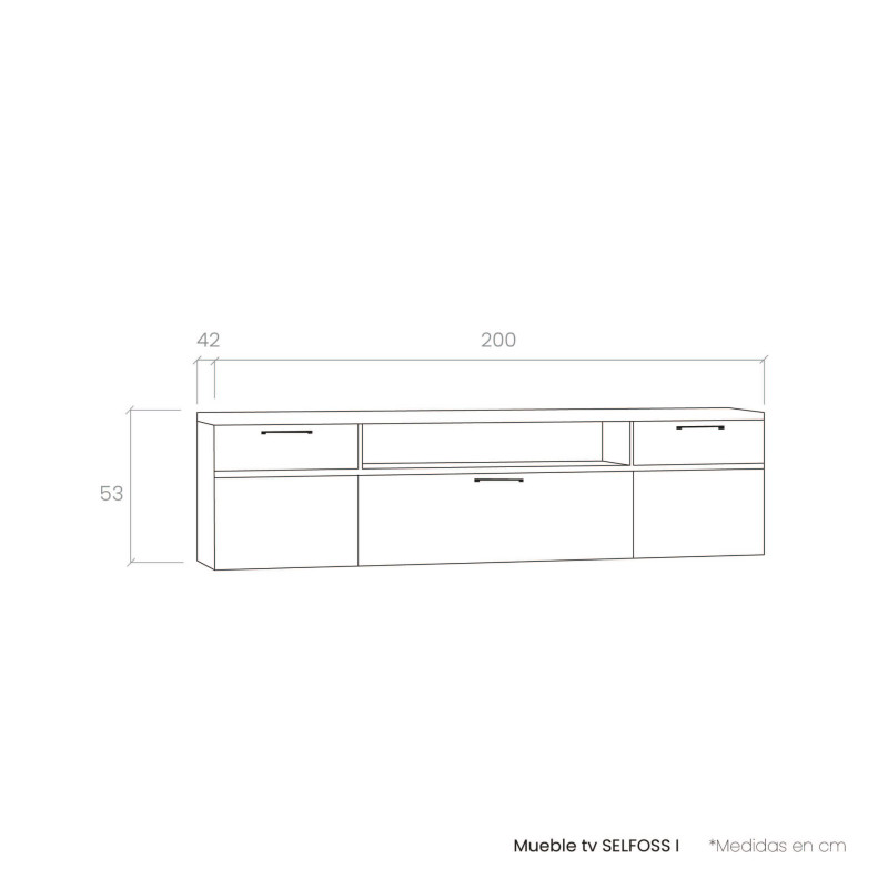 Mueble TV SELFOSS I