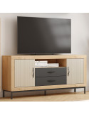 Mueble TV dos cajones, dos puertas y un hueco ROMA
