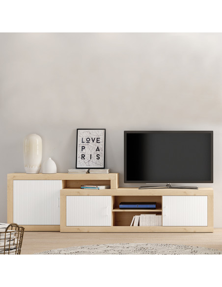 Modulo adicional izquierdo para mueble de tv ROMA
