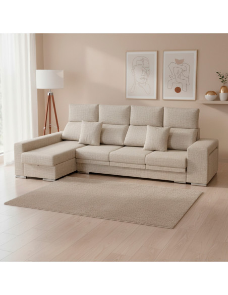 Chaise longue con arcón elevable SAVONA