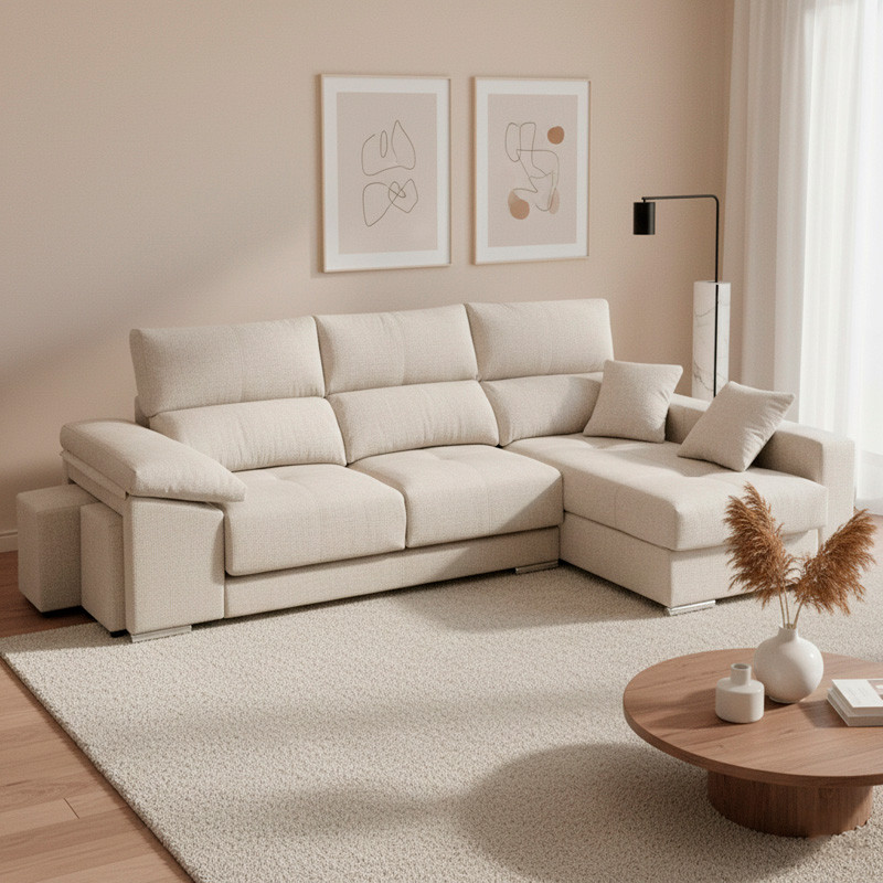 Chaise longue con arcón elevable TRIESTE 2