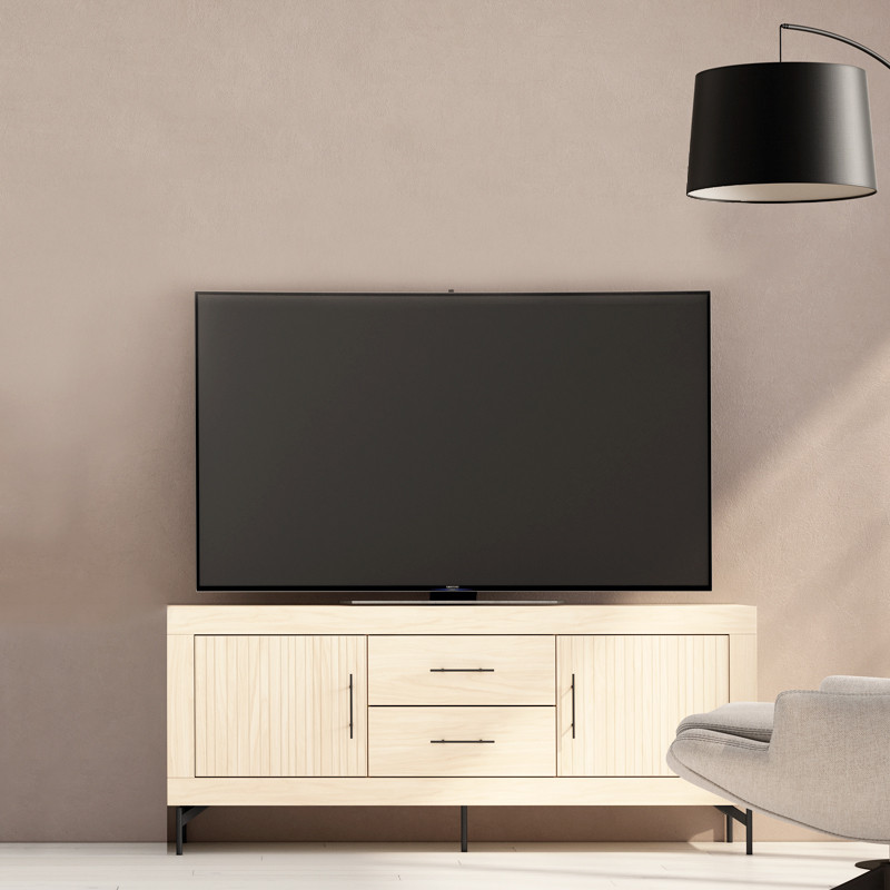 Mueble TV dos cajones y dos puertas ROMA