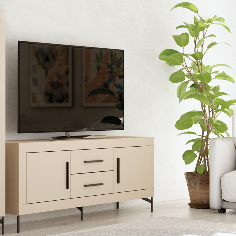 Mueble TV dos cajones y dos puertas ROMA