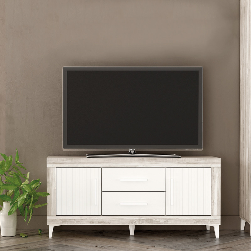 Mueble TV dos cajones y dos puertas ROMA