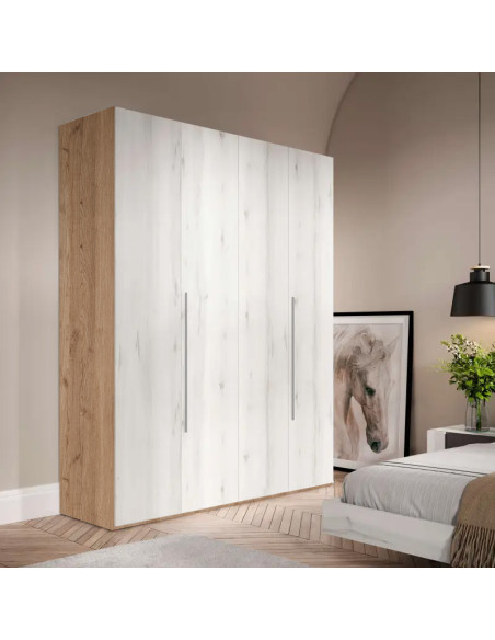 Armario cuatro puertas batientes 227 cm VALENTINA II