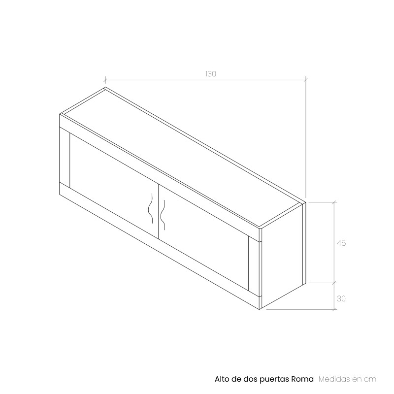 Alto de dos puertas ROMA