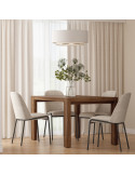 Mesa rectangular pata deslizante ROMA