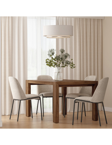 Mesa rectangular pata deslizante ROMA