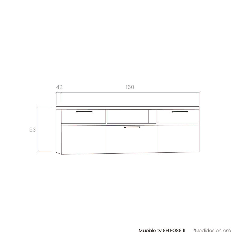 Mueble TV SELFOSS II
