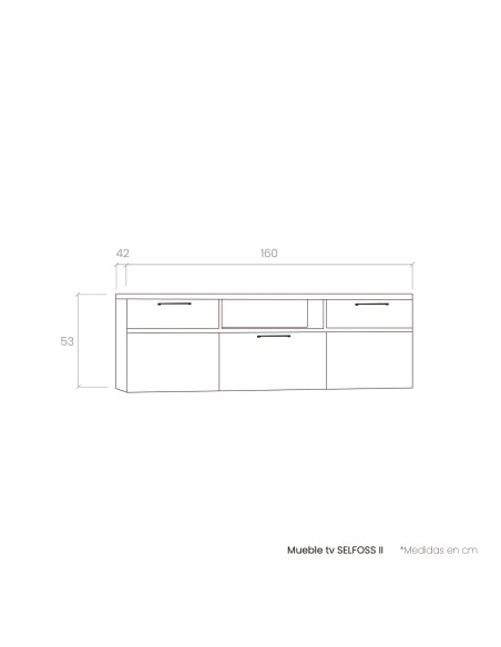 Mueble TV SELFOSS II