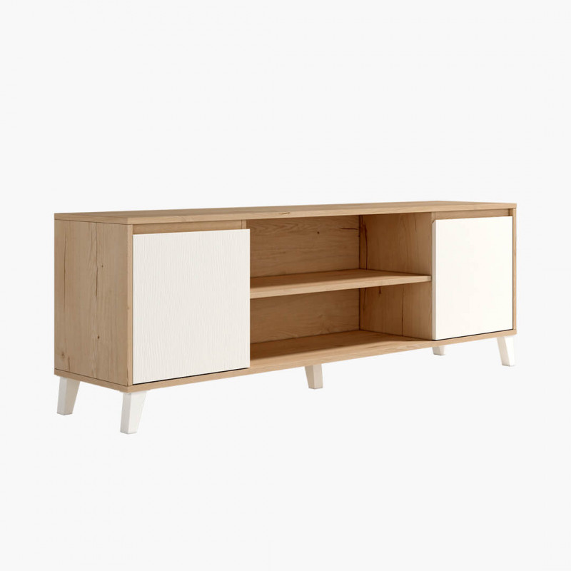 Mueble TV dos puertas y dos huecos 178 cm CHIARA