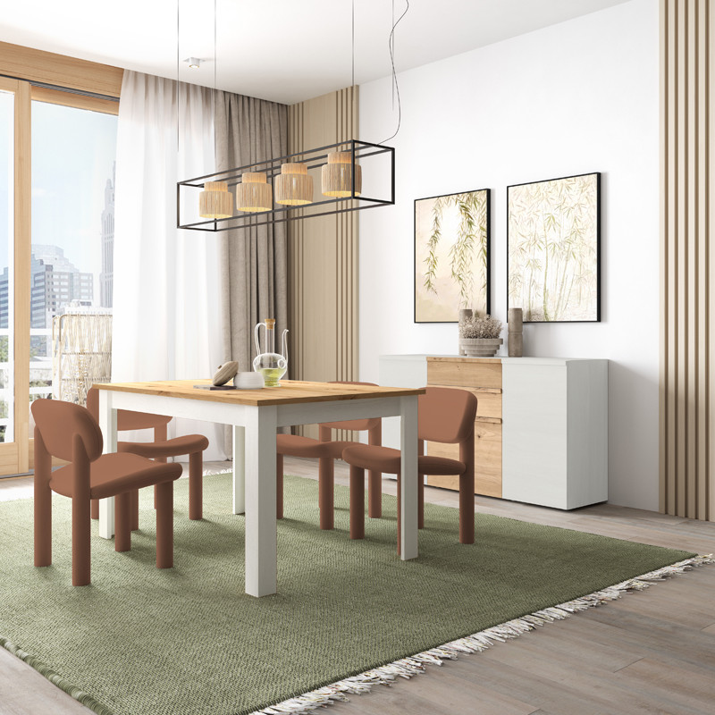 Mesa comedor rectangular extensible DANIELA