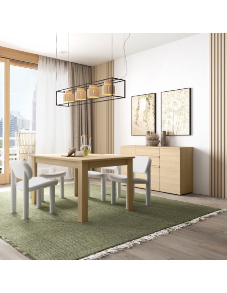 Mesa comedor rectangular extensible DANIELA