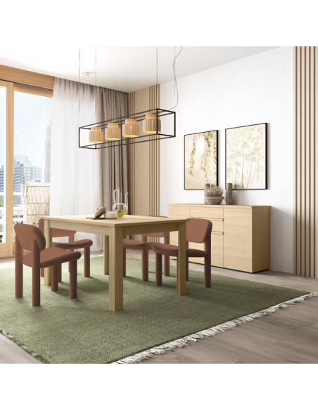 Mesa comedor rectangular extensible DANIELA