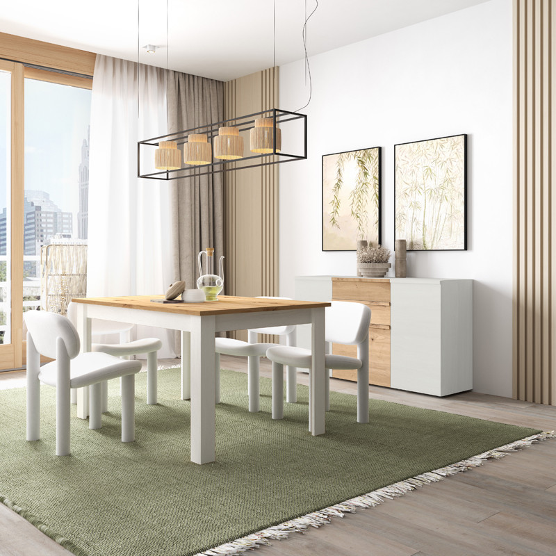 Mesa comedor rectangular extensible DANIELA
