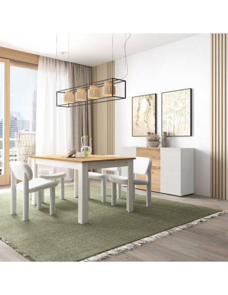 Mesa comedor rectangular extensible DANIELA