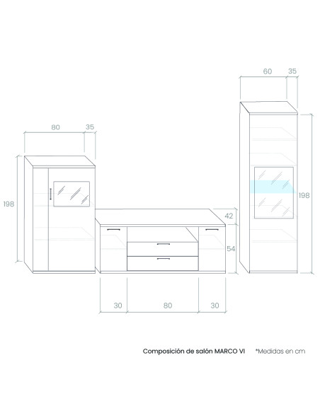 Composición de salón MARCO VI