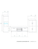 Composición de salón MARCO XIII