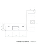 Composición de salón MARCO XIV