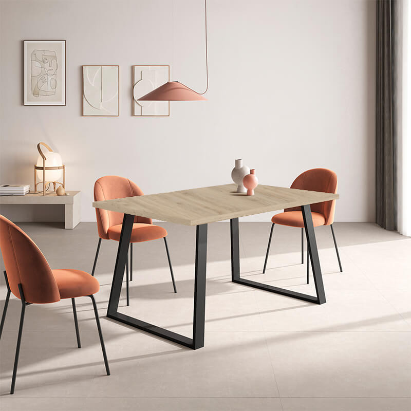 Mesa rectangular fija SANA