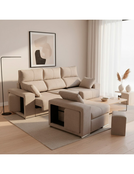 Chaise longue reversible MAIORI